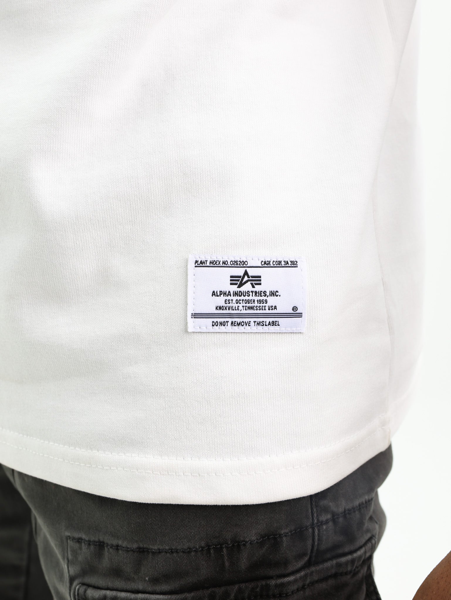 Alpha Industries T-Shirt Ai Multi Back Print Off-White